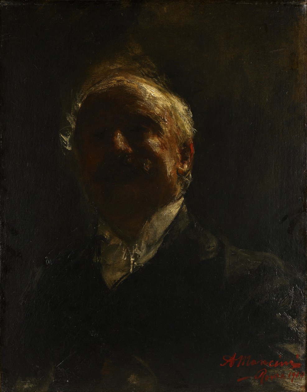Zelfportret, 1910 door Antonio Mancini