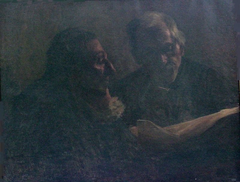 Oude vrienden door Antonio Parreiras