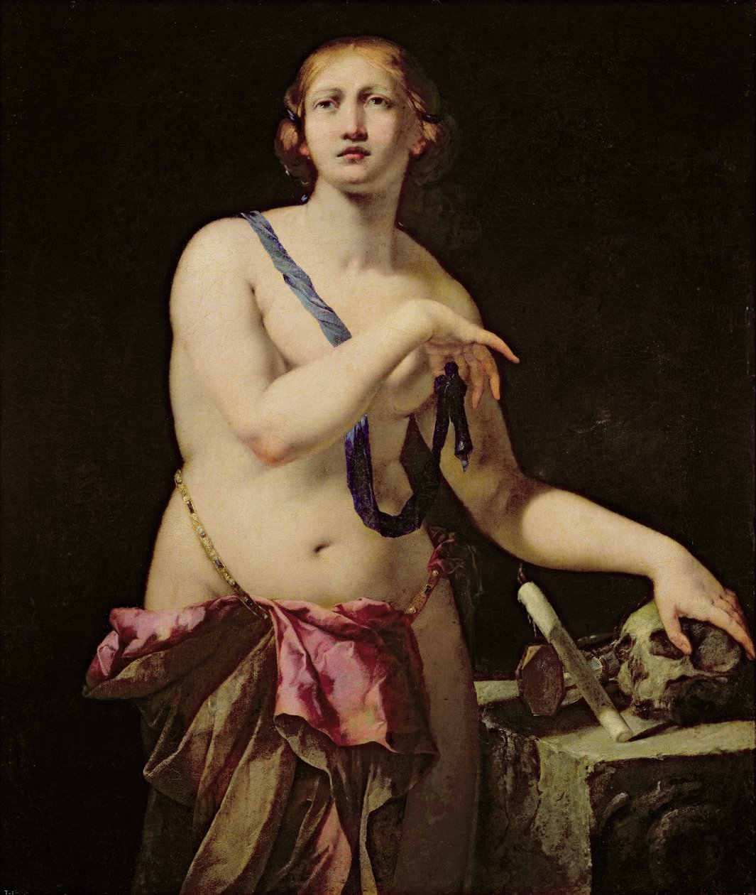 Maria Magdalena in boetedoening door Antonio Zanchi