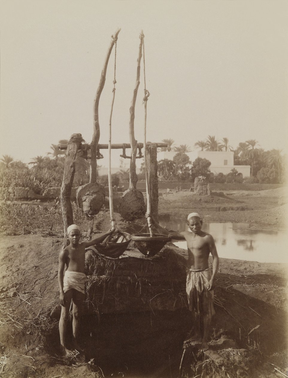 Sehadouf, Luxor door Antonio Beato