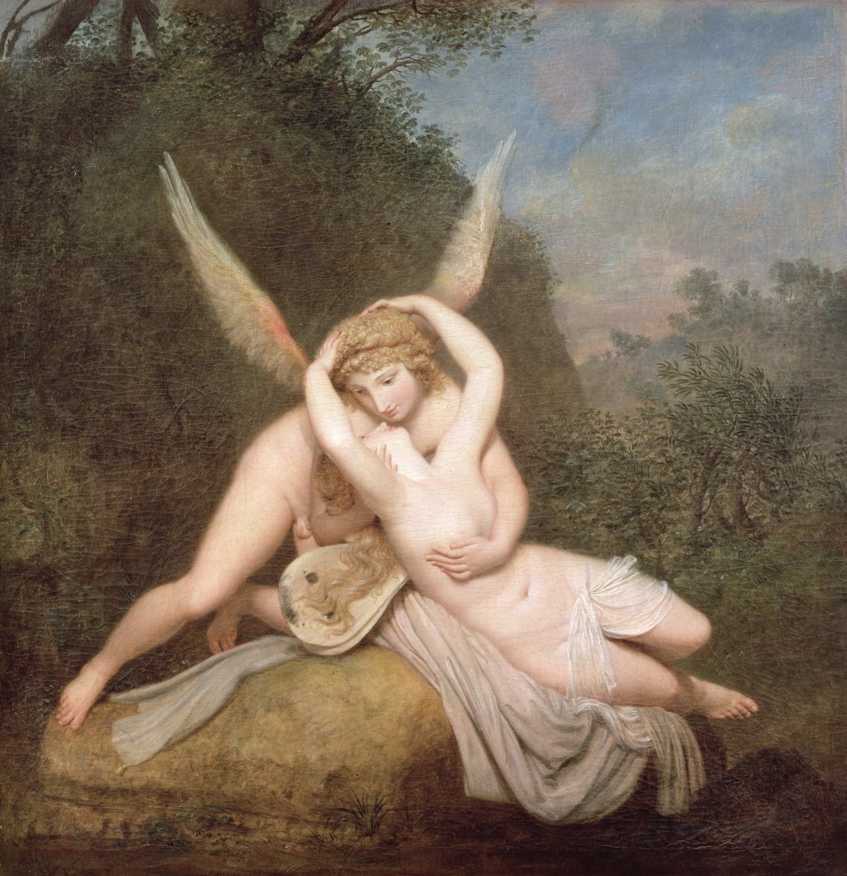 Cupido en Psyche door Antonio Canova
