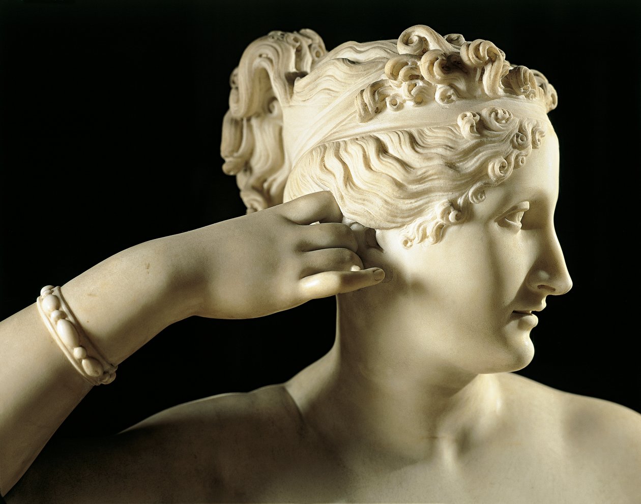 Pauline Borghese als Venus Victrix door Antonio Canova