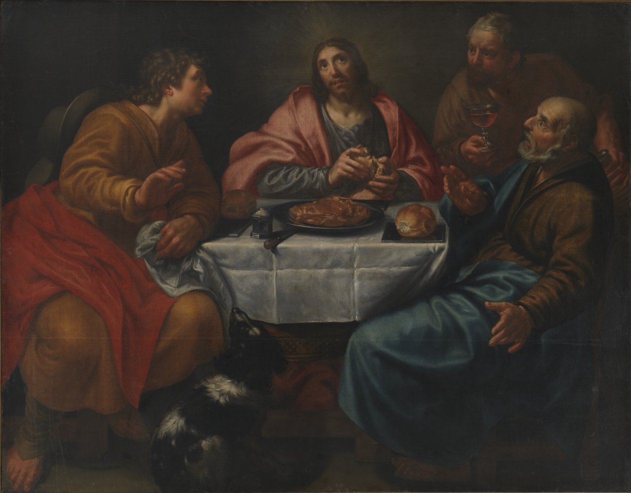 Christus in Emmaus door Antonio Circignano