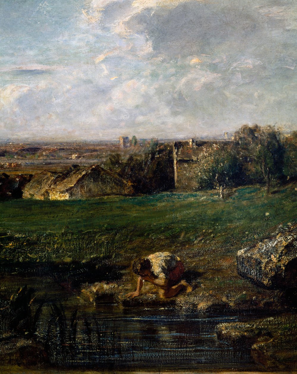 De wolken door Antonio Fontanesi