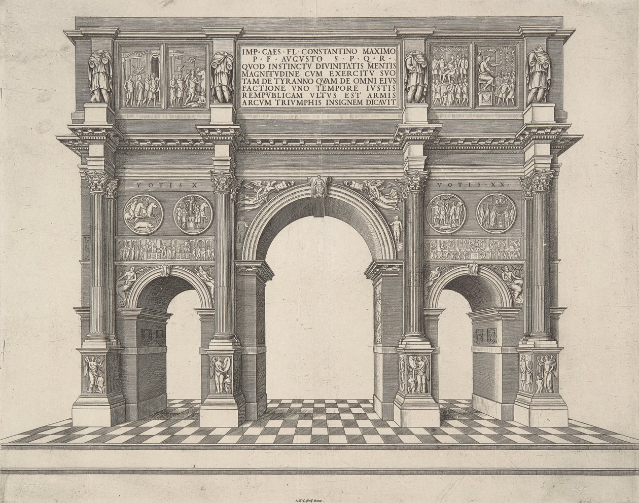 Speculum Romanae Magnificentiae door Antonio Lafreri