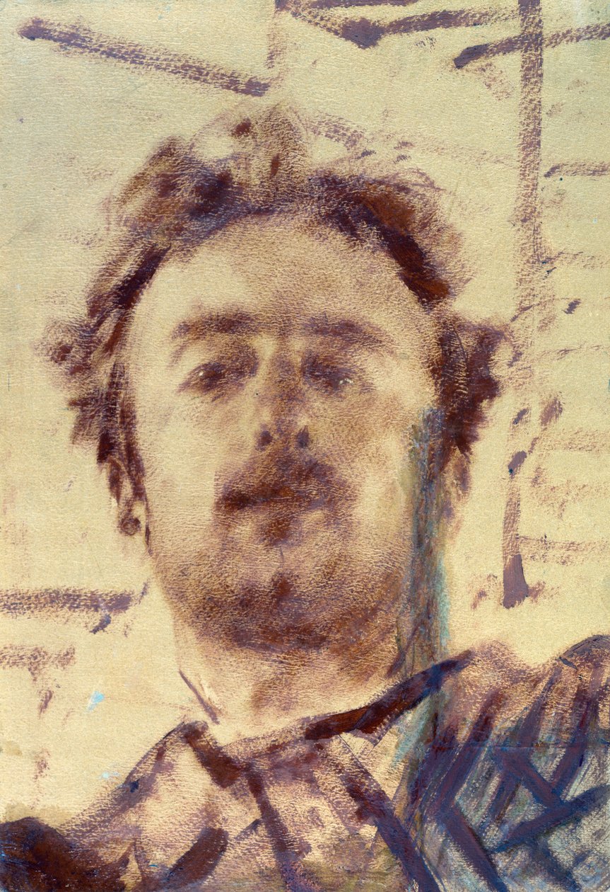 Zelfportret door Antonio Mancini