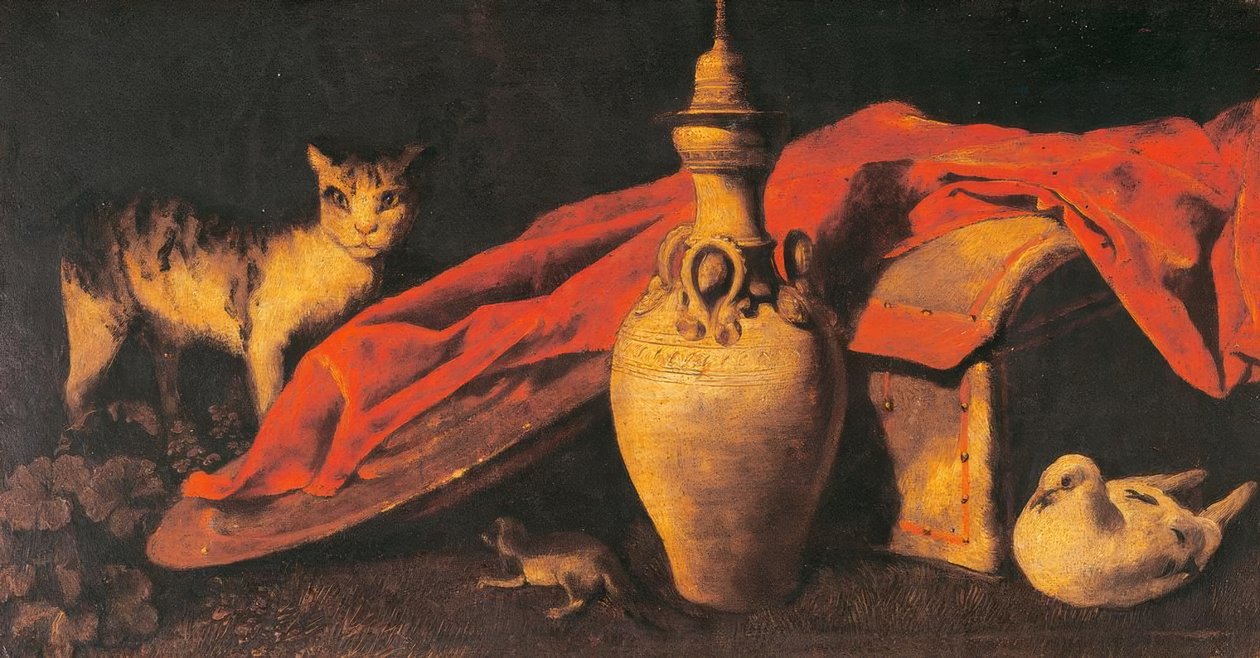 Stilleven met dieren door Antonio Maria Vassallo