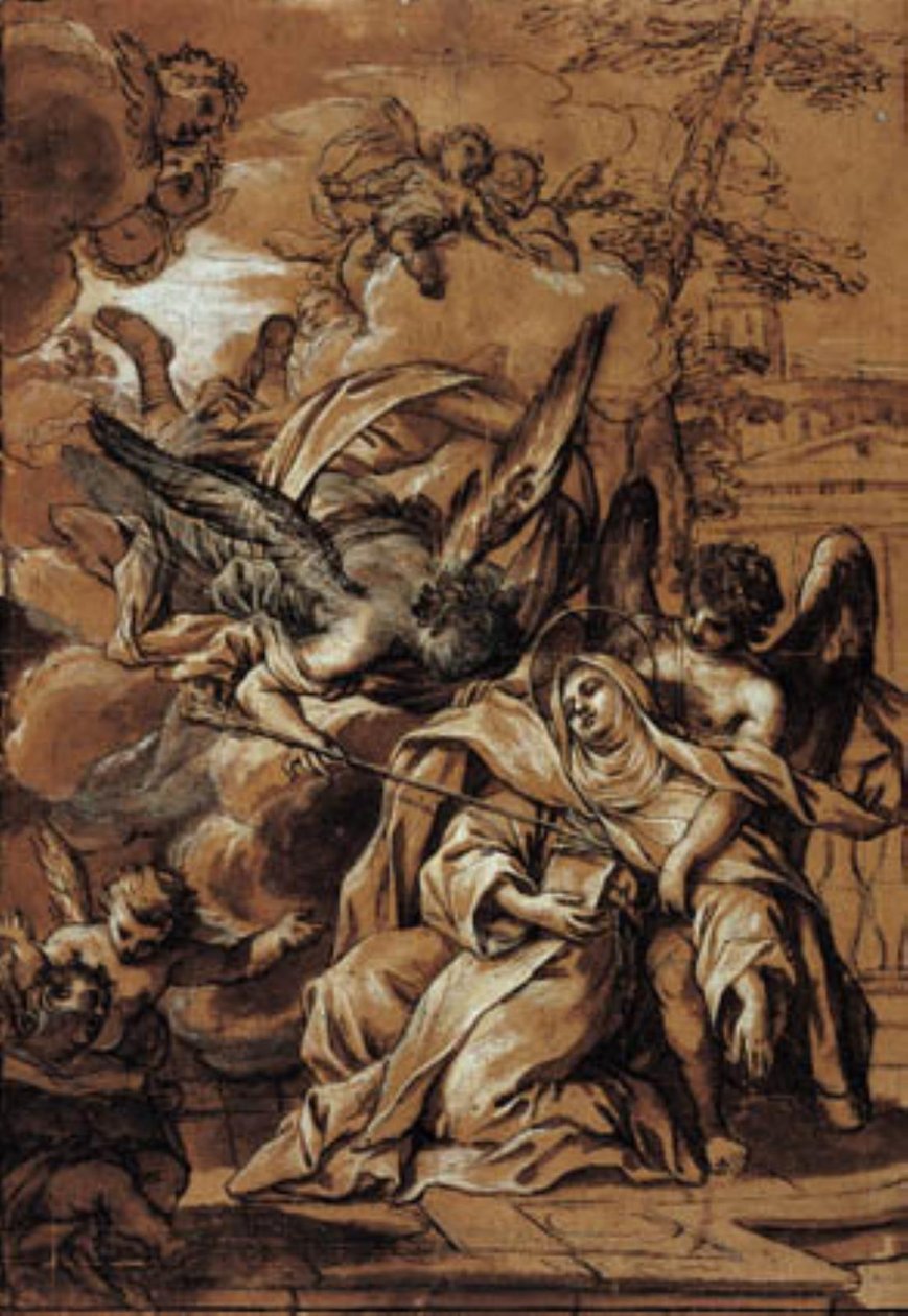De transverberatie van St. Teresa door Antonio Nasini