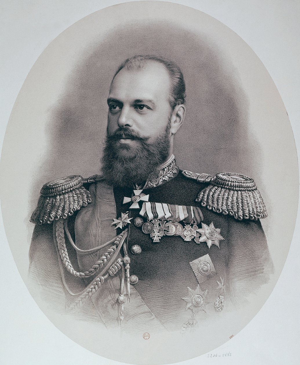 Koning Karel Albert in Porto (Turijn) door Antonio Puccinelli