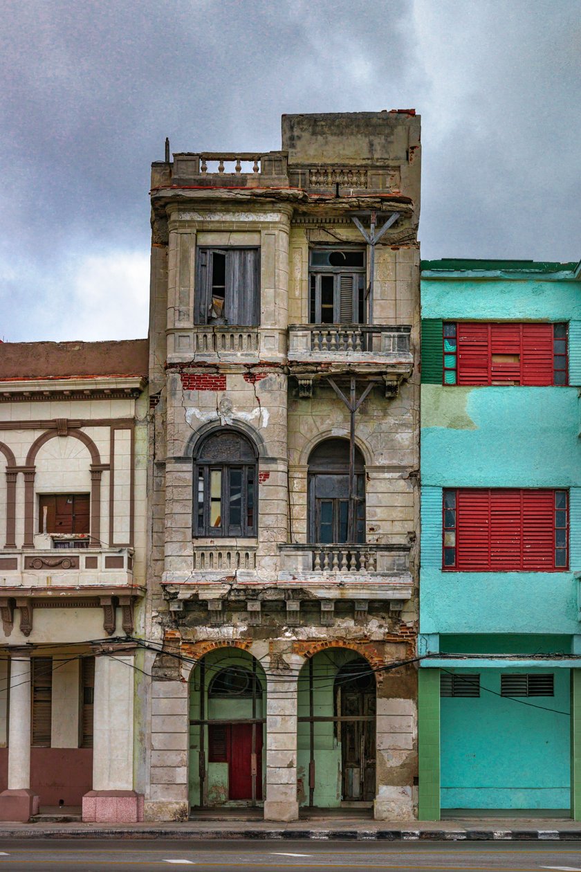 Calle Marina II, Havana, Cuba, 2017 (foto) door Antonio Schubert