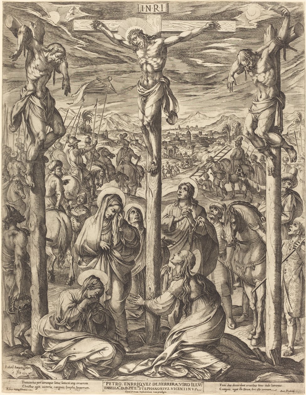 De Kruisiging door Antonio Tempesta
