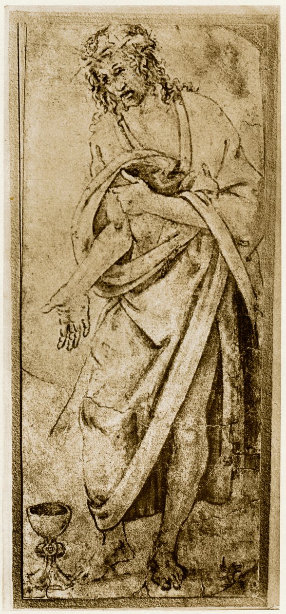 Christus en de Kelk, 1913 door Antonio Pollaiuolo