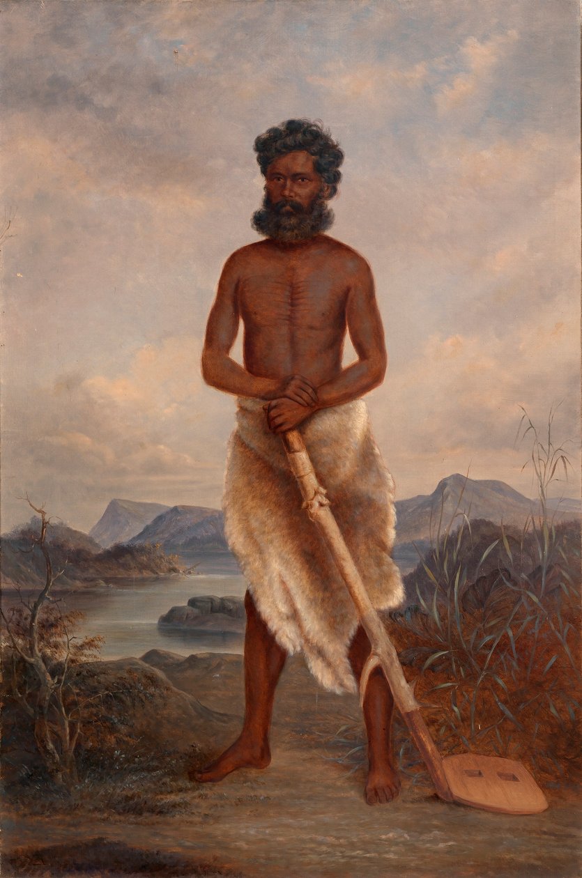 Australische man door Antonion Zeno Shindler