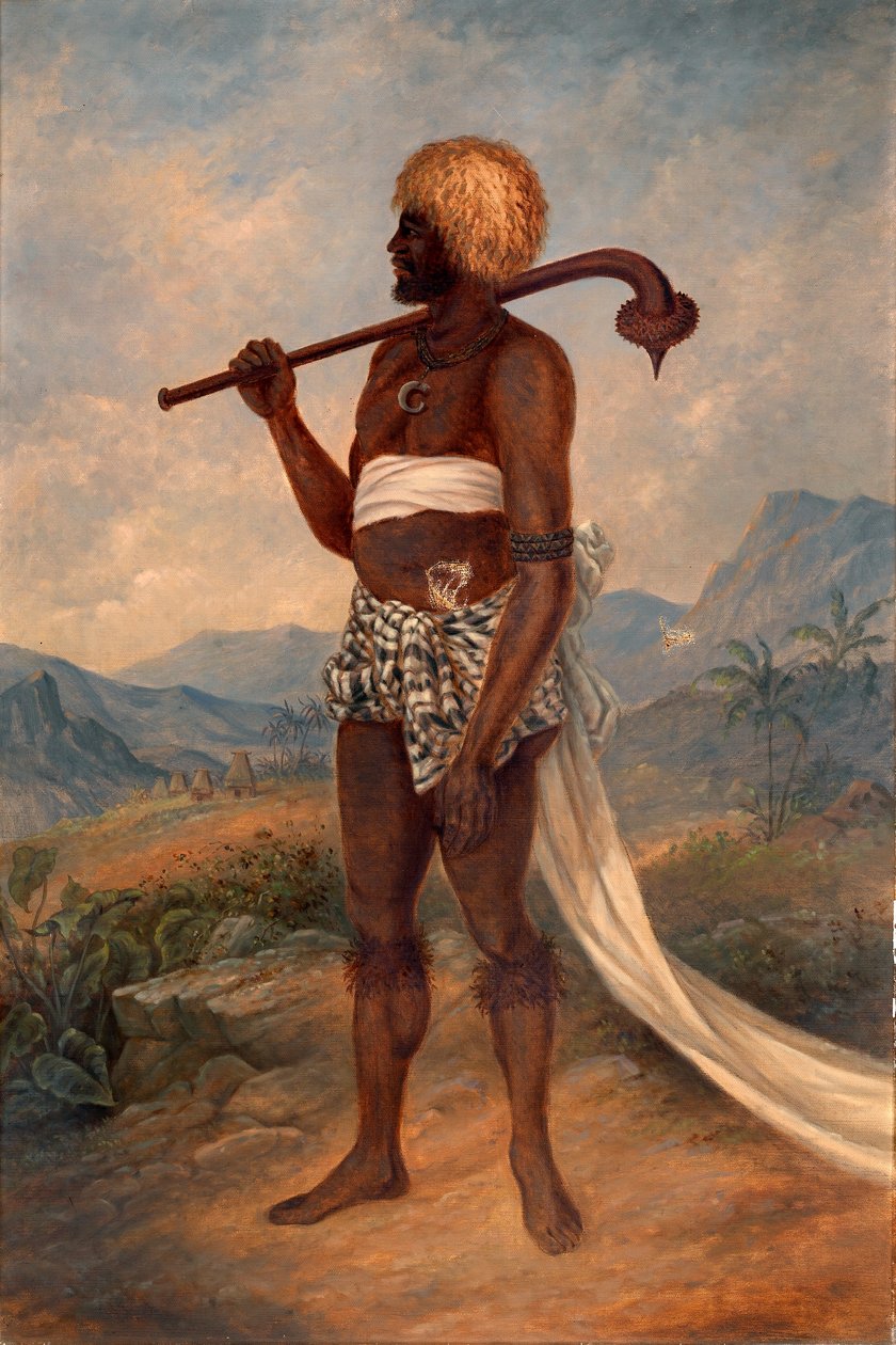 Fijische man door Antonion Zeno Shindler