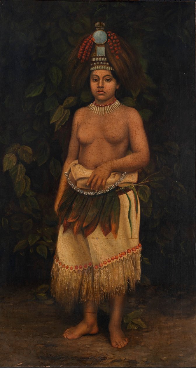 Samoaanse vrouw door Antonion Zeno Shindler