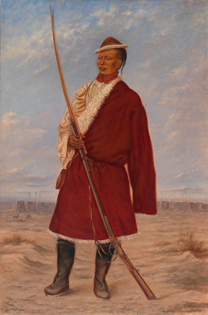 Tibetaanse man door Antonion Zeno Shindler