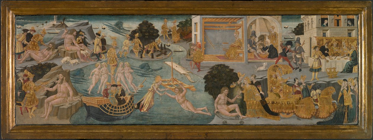 De avonturen van Odysseus door Apollonio di Giovanni