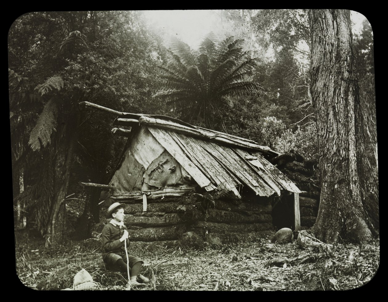 De Hoedenmakers Hut door Archibald James Campbell