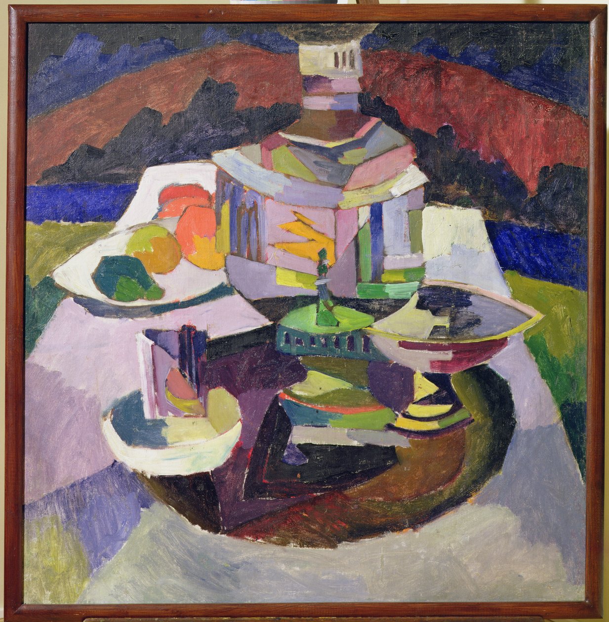 Stilleven met Samovar, 1913 door Aristarkh Vasilievic Lentulov
