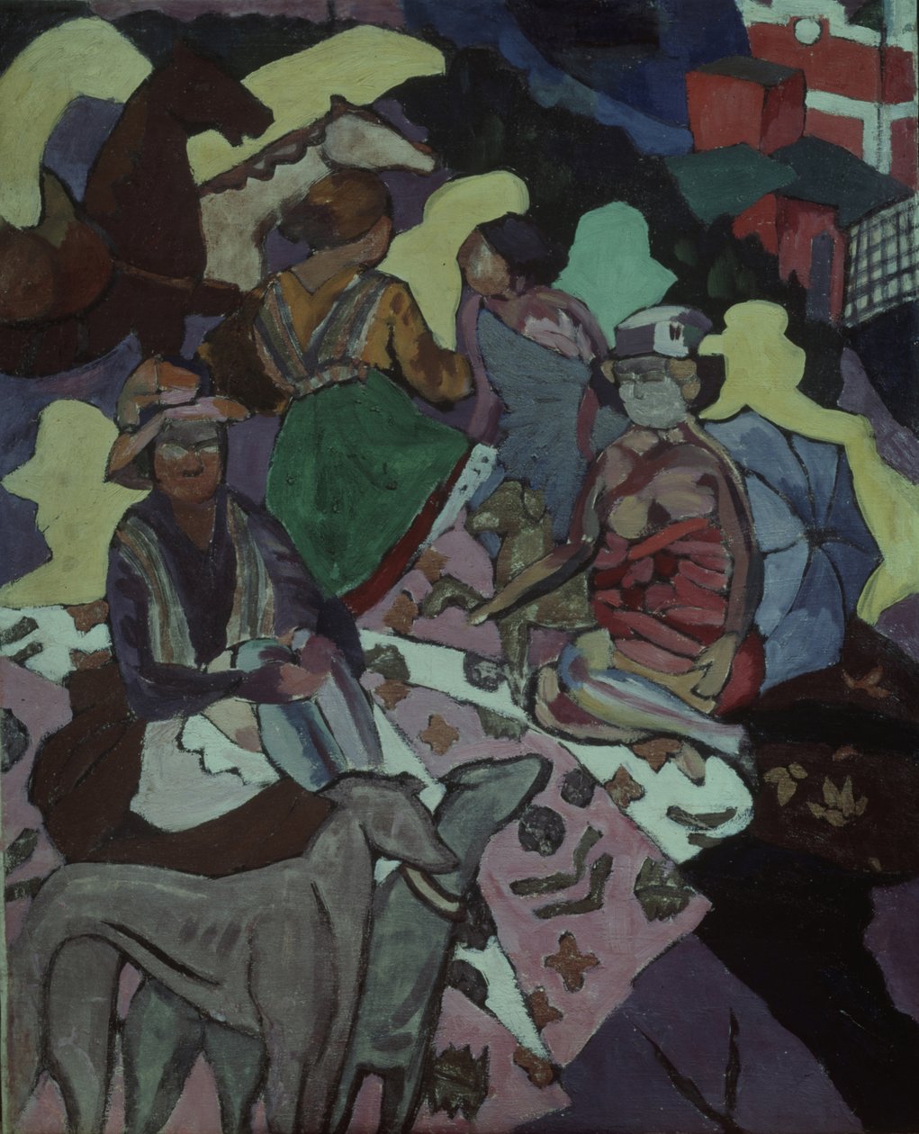 Aan zee, 1915-1916 door Aristarkh Vasilievic Lentulov