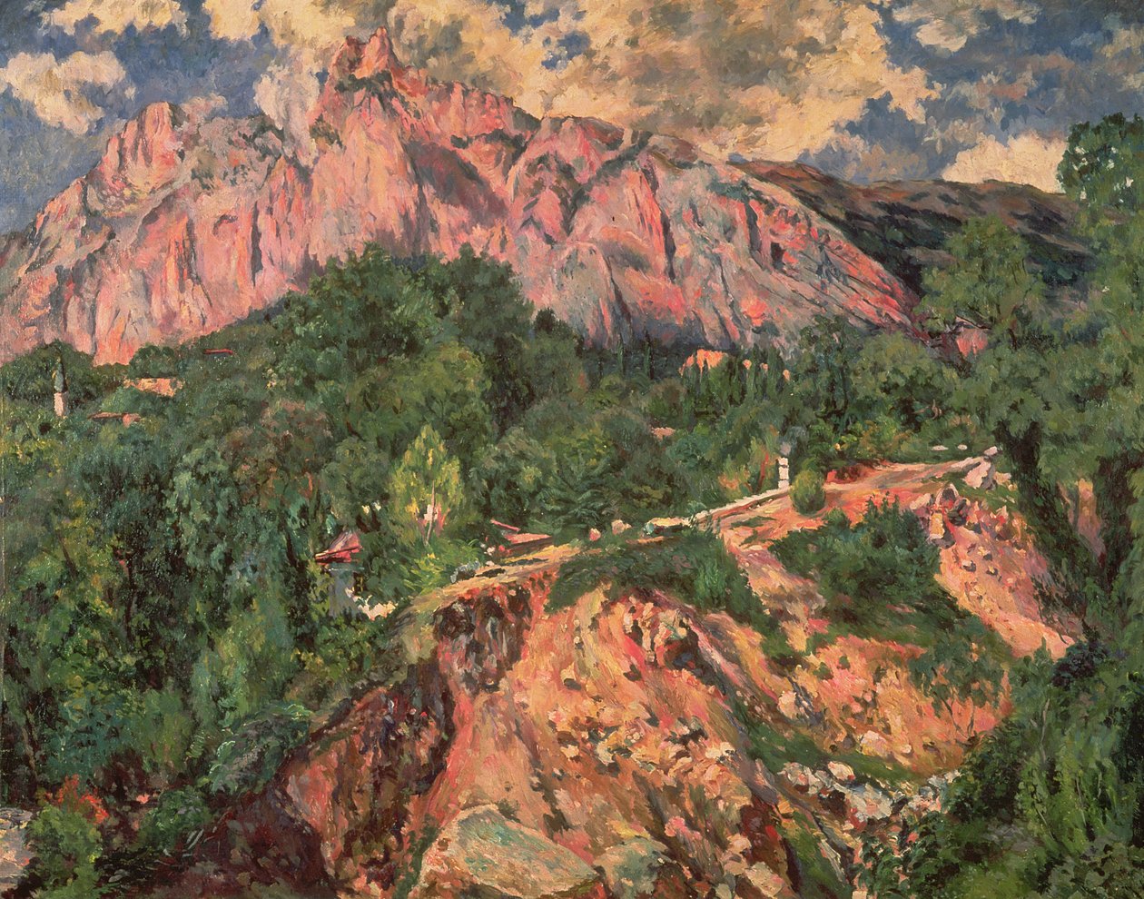Mt. Ai-Petri, 1926 door Aristarkh Vasilievic Lentulov