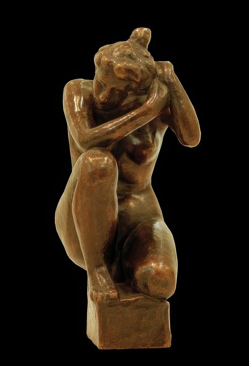 Hurkend meisje door Aristide Maillol