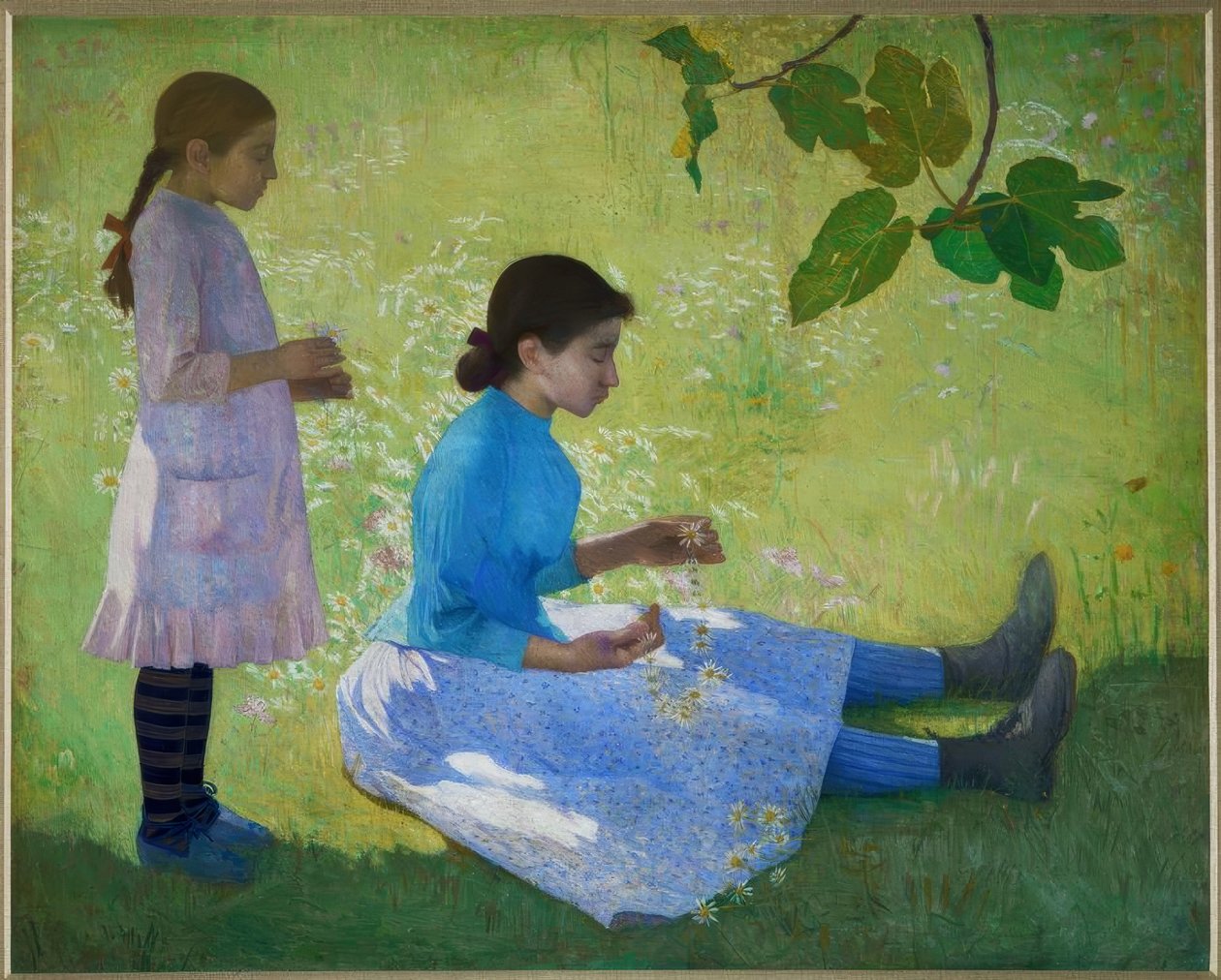 De bloemenkroon door Aristide Maillol