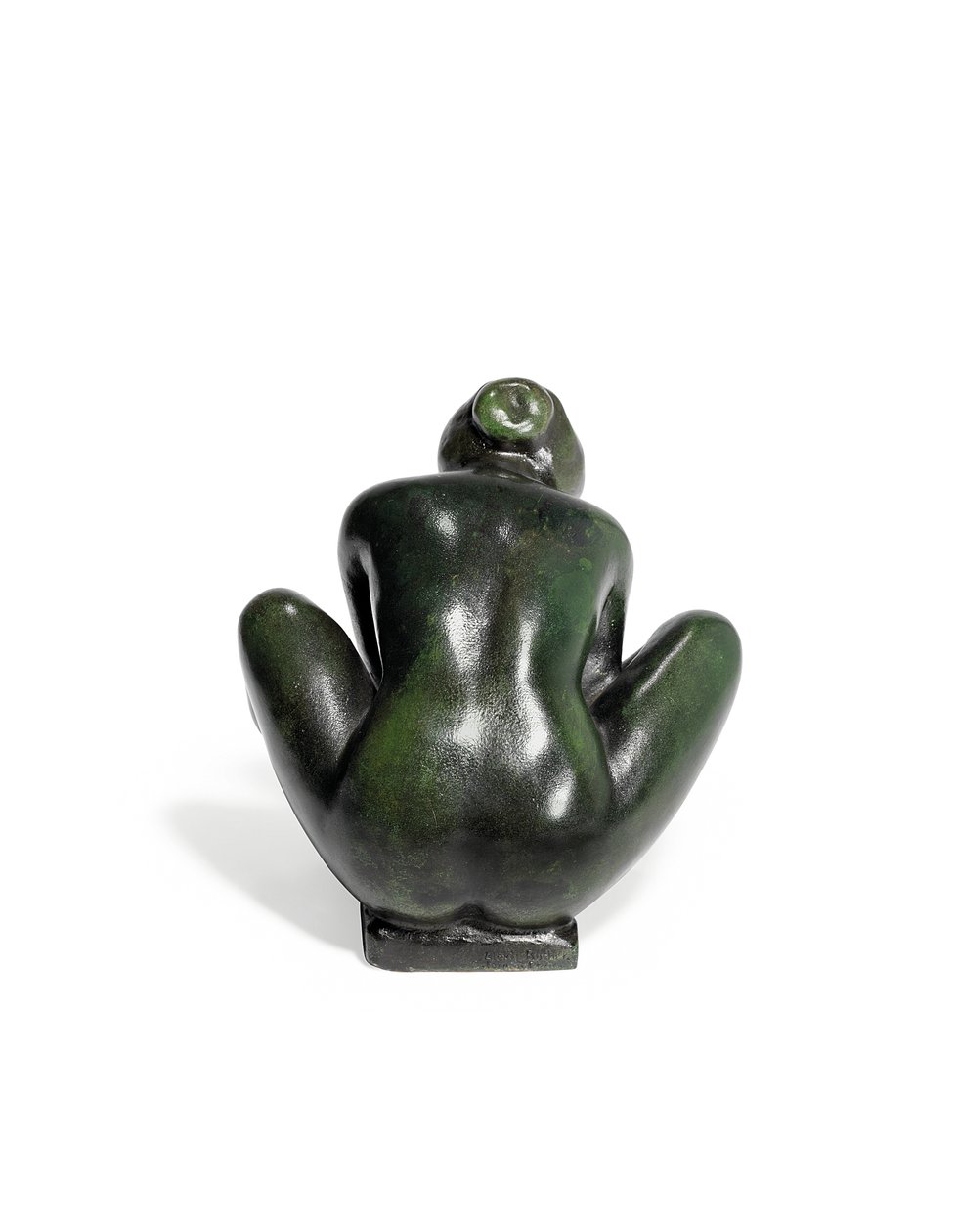 Hurkend Meisje dat Eén Voet Vasthoudt door Aristide Maillol