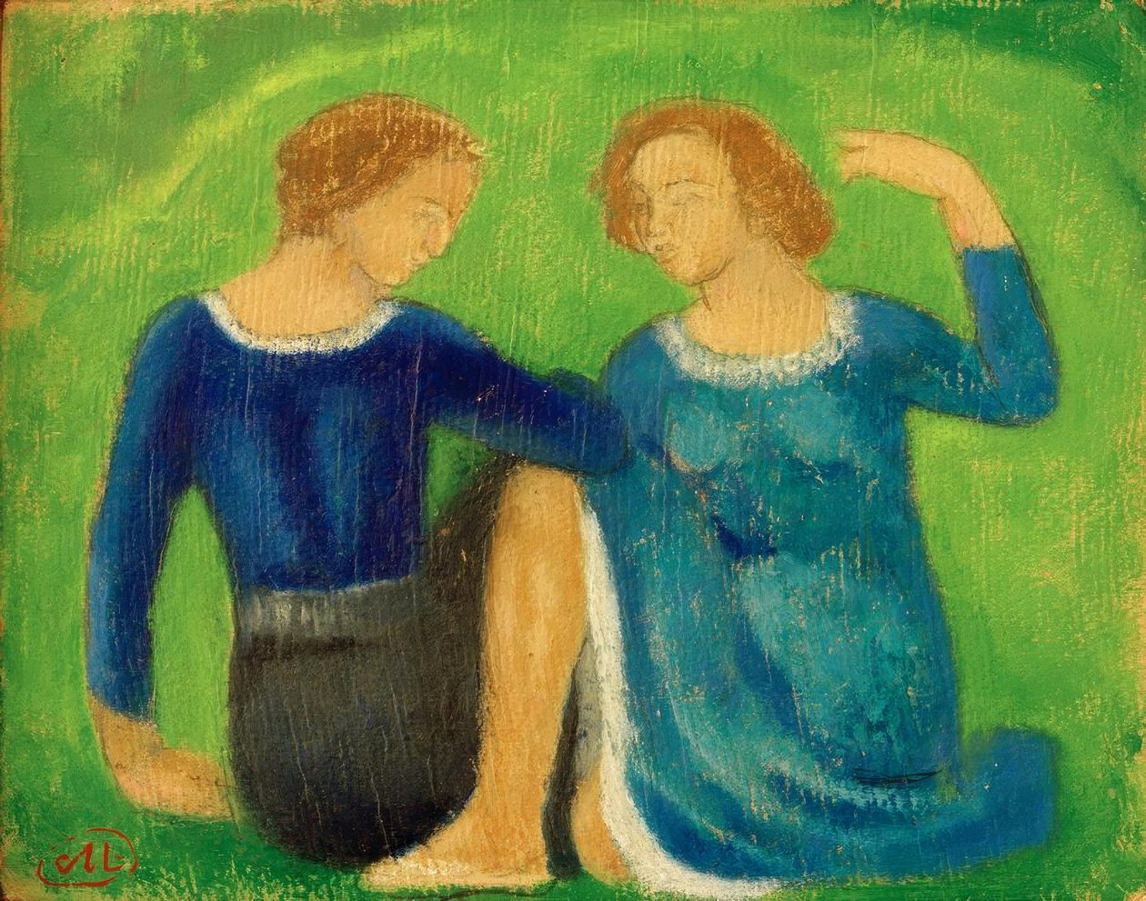 De twee zusters door Aristide Maillol