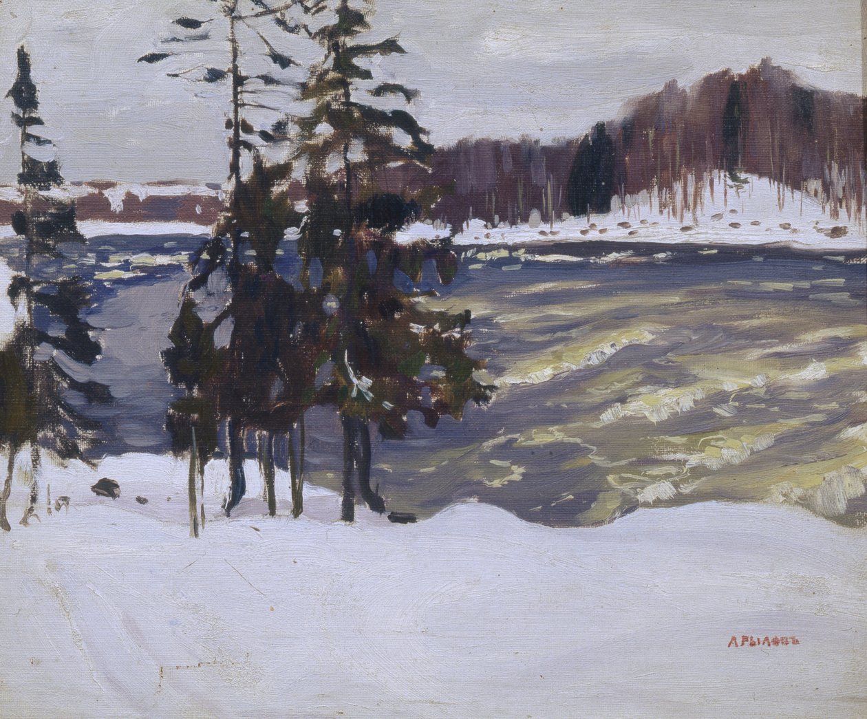 Imatra, 1912 door Arkadij Aleksandrovic Rylov