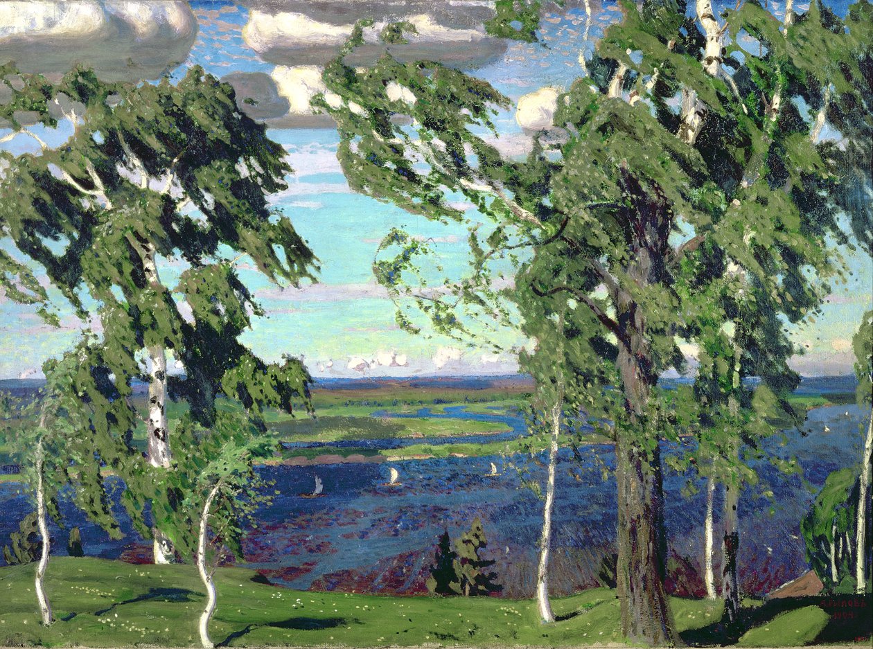 Groene Sensatie, 1904 door Arkadij Aleksandrovic Rylov