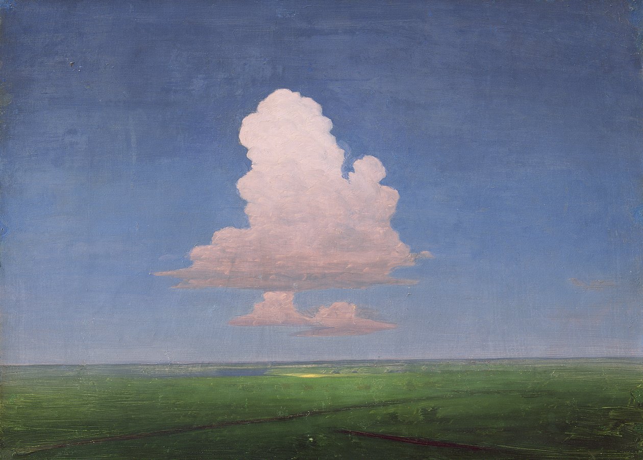 Een kleine wolk door Arkip Ivanovic Kuindzi
