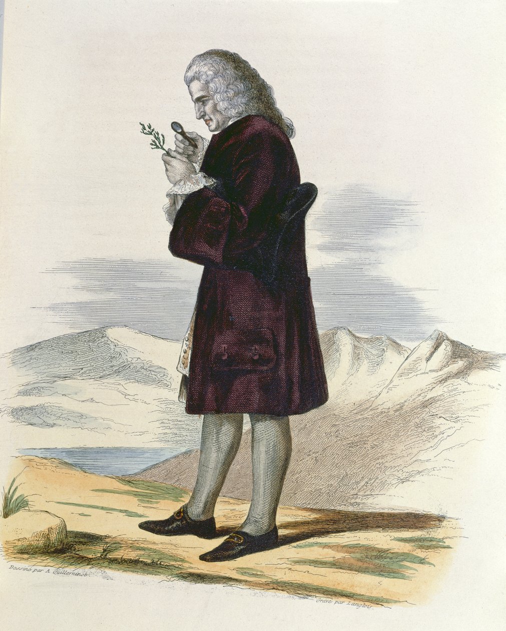 Bernard de Jussieu (1699-1777) c.1820 door Armand Guilleminot