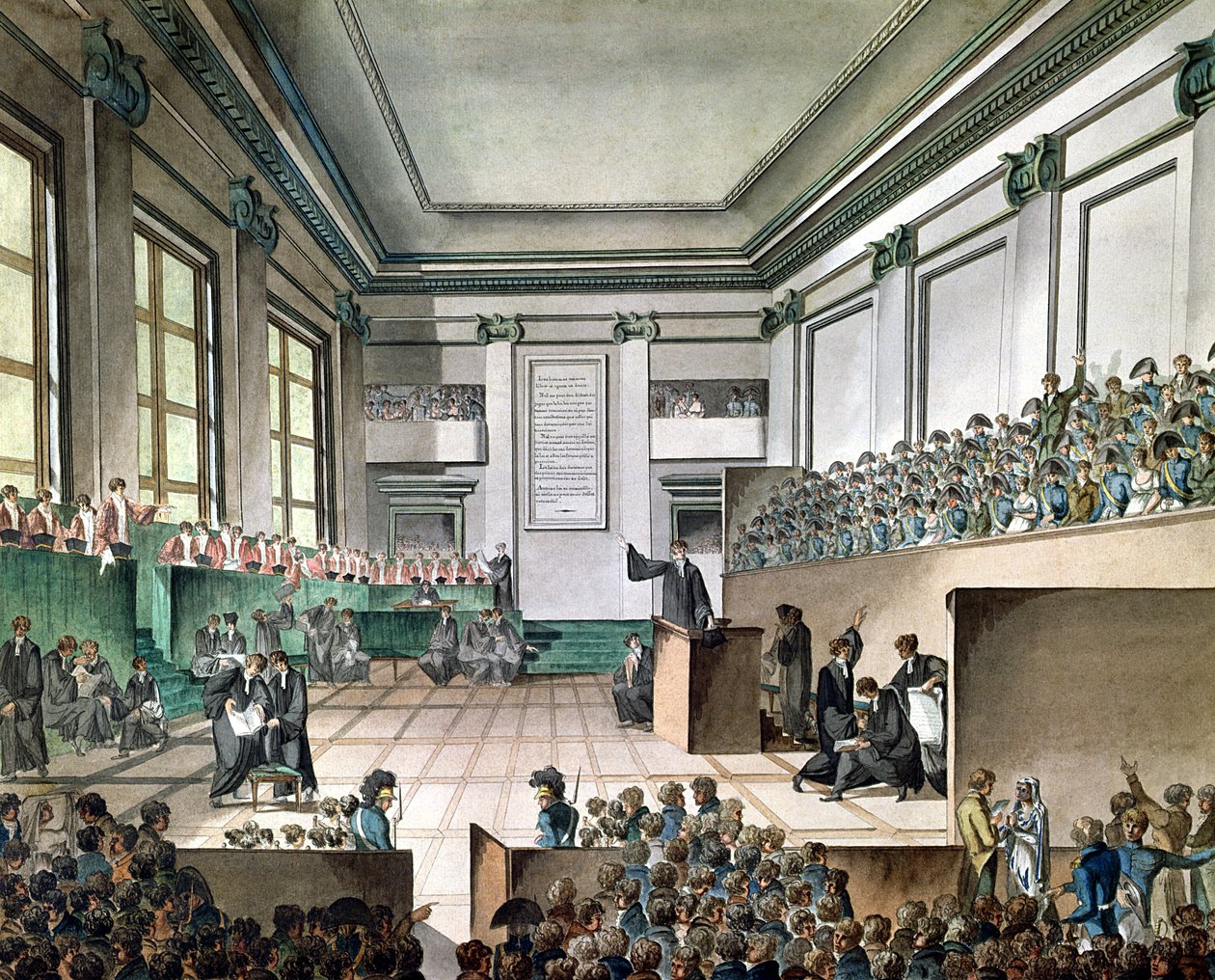 Het proces van de Cadoudal-affaire, ca.1804 door Armand de Polignac