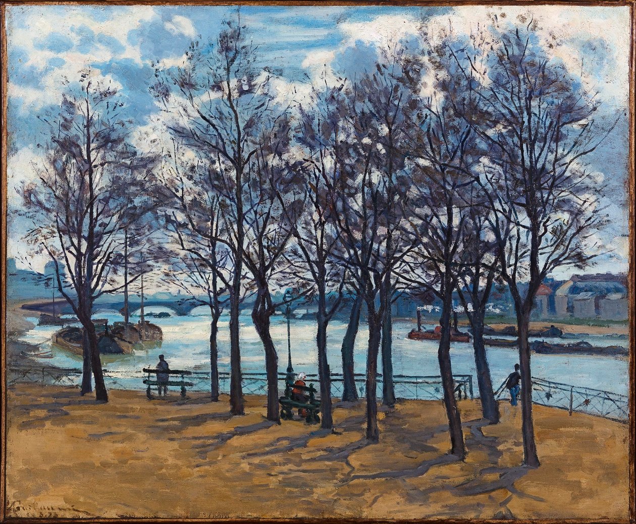 Frans: Quai de la Rapée door Armand Guillaumin