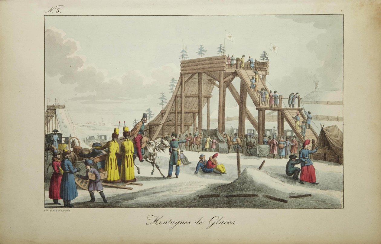 Russische ijsberg door Armand Gustave Houbigant