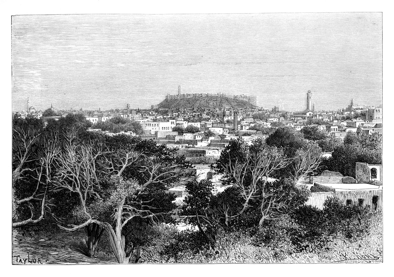 Aleppo, Syrië, 1895 door Armand Kohl