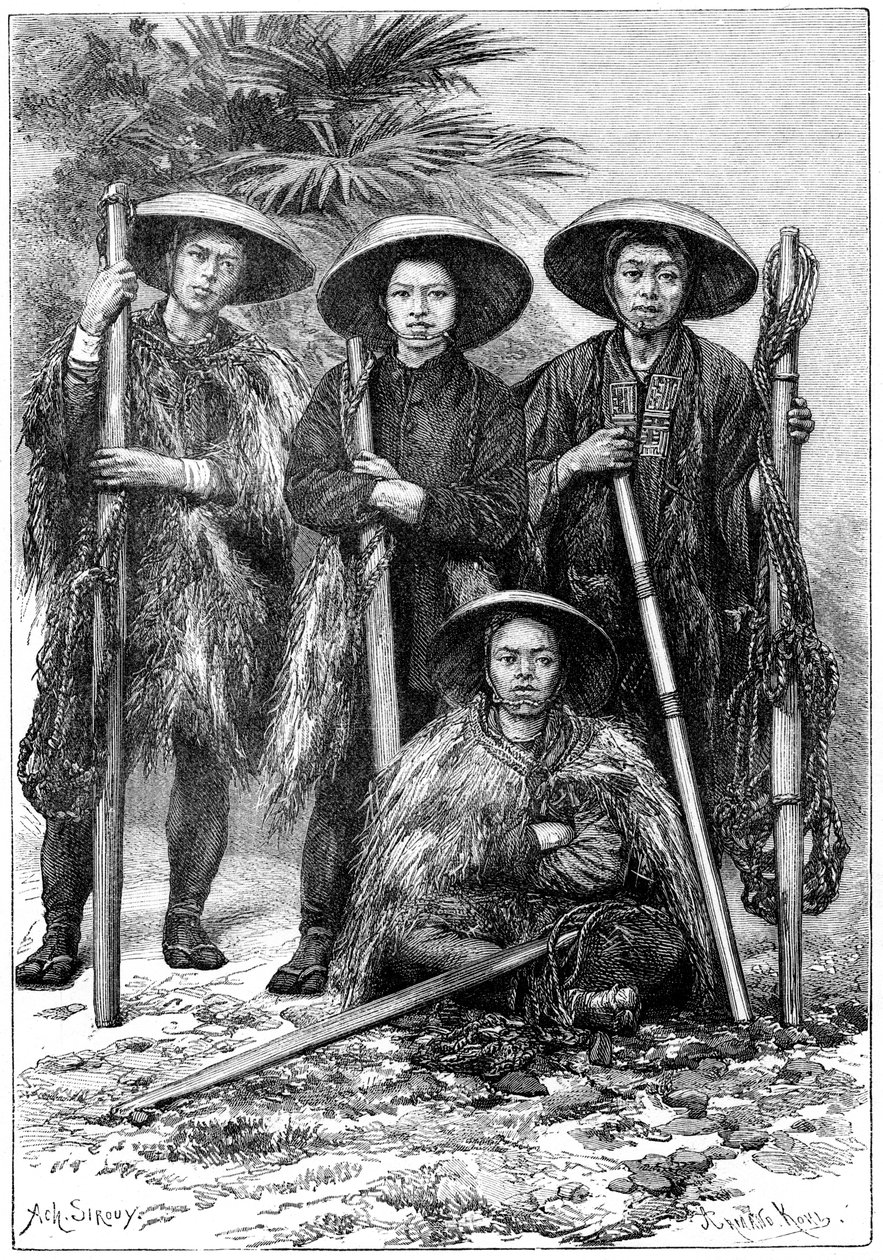 Japanse boeren, 1895 door Armand Kohl