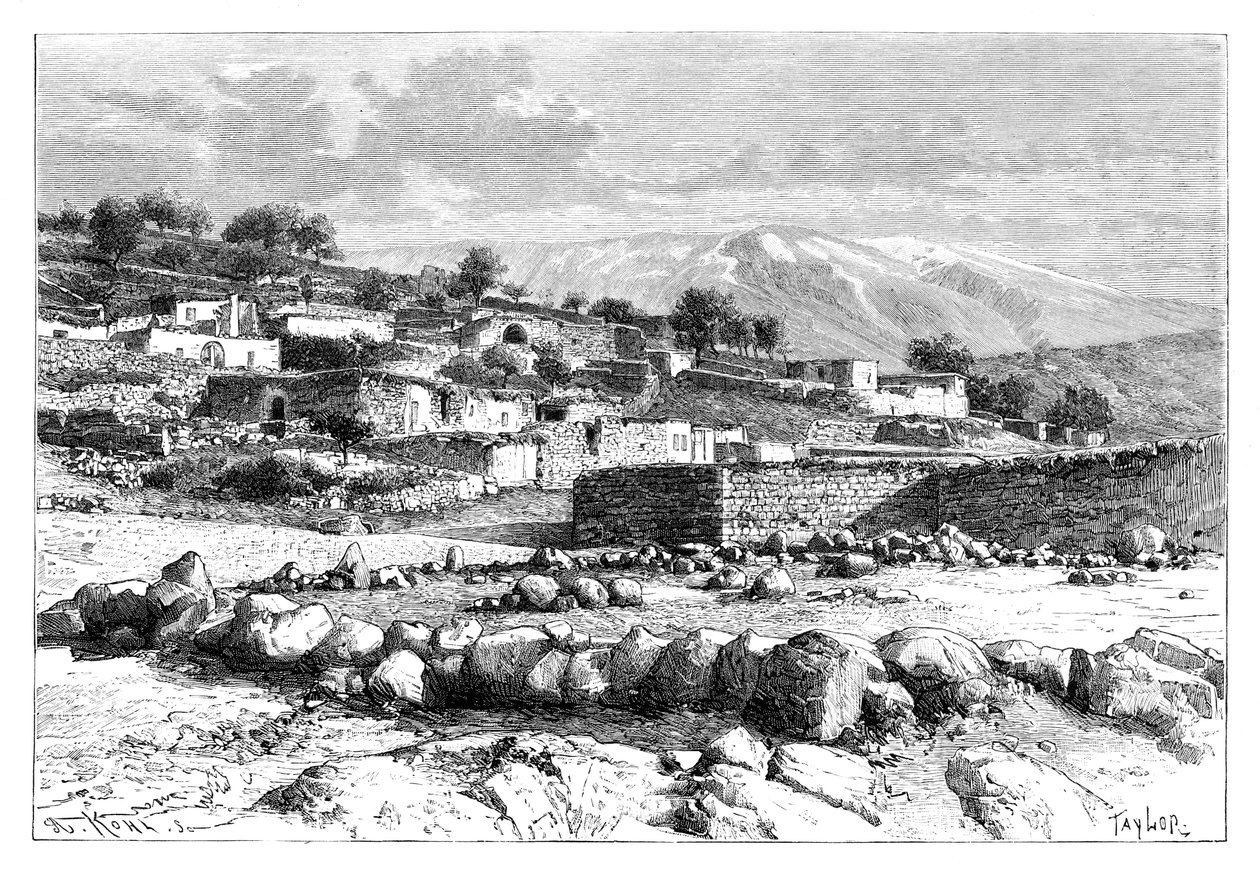 Mount Hermon, Syrië, 1895 door Armand Kohl