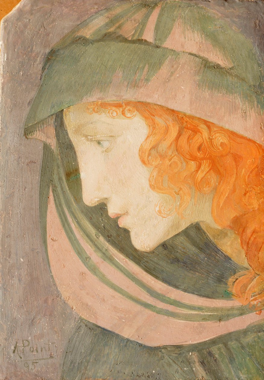Een muze, 1895 door Armand Point