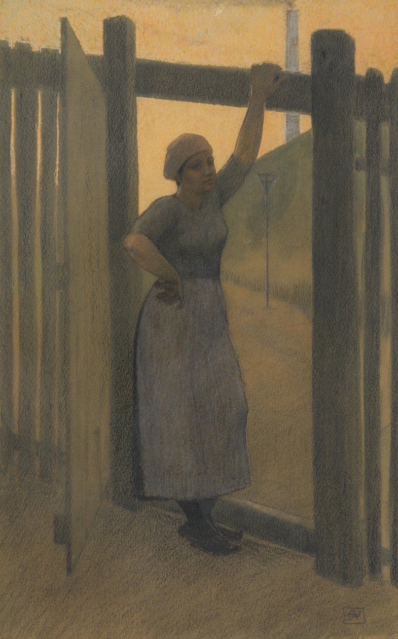 Hiercheuse door Armand Rassenfosse