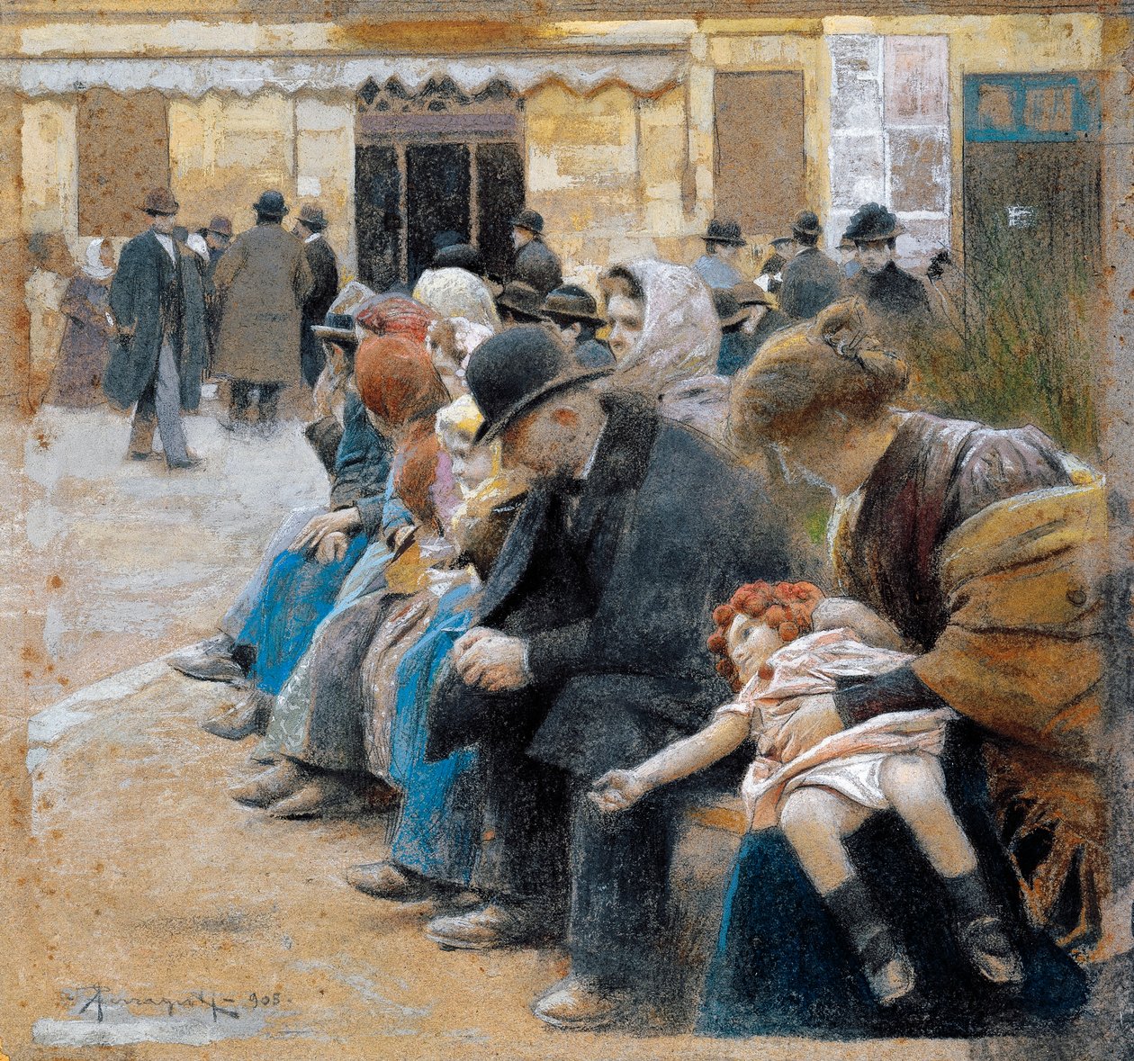 Emigranten door Arnaldo Ferraguti