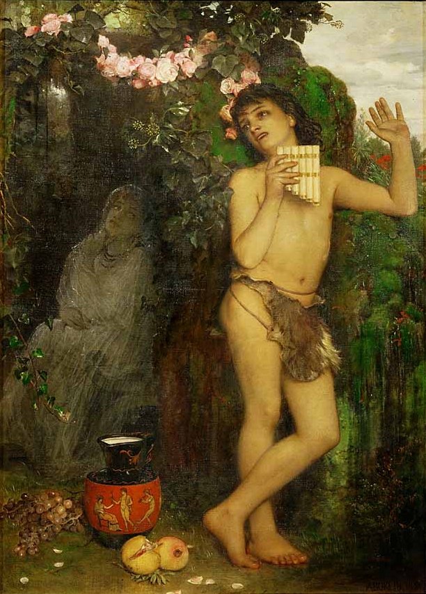 De klacht van de herder door Arnold Böcklin