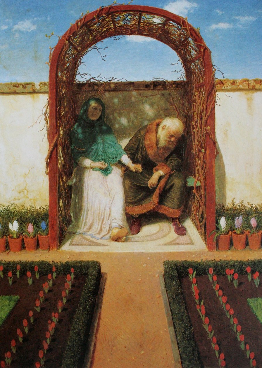 In de tuin door Arnold Böcklin