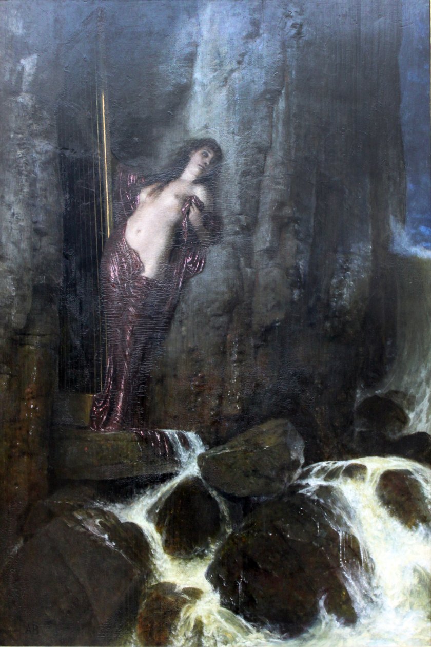 Oceaanbrekers (Het geluid) door Arnold Böcklin