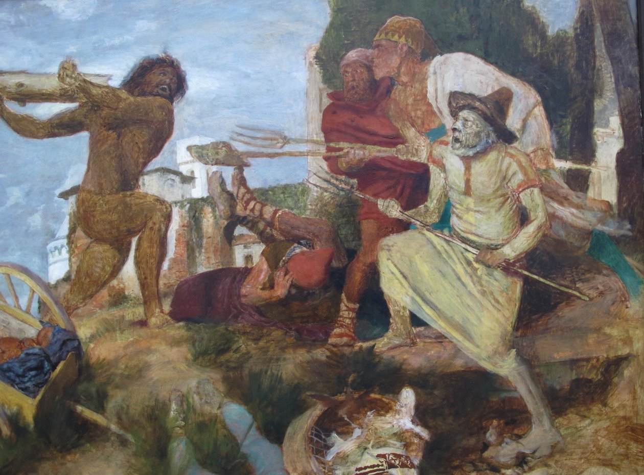 Orlando Furioso door Arnold Böcklin