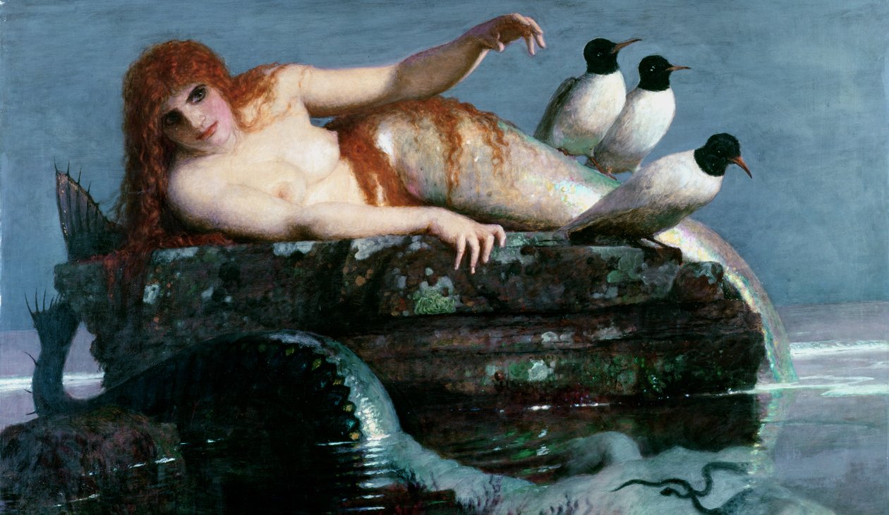 Meerestille door Arnold Böcklin