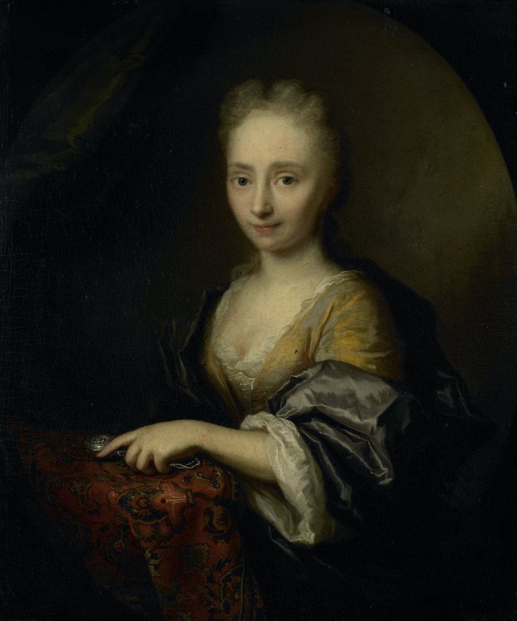 Portret van een vrouw door Arnold Boonen (attributed to)