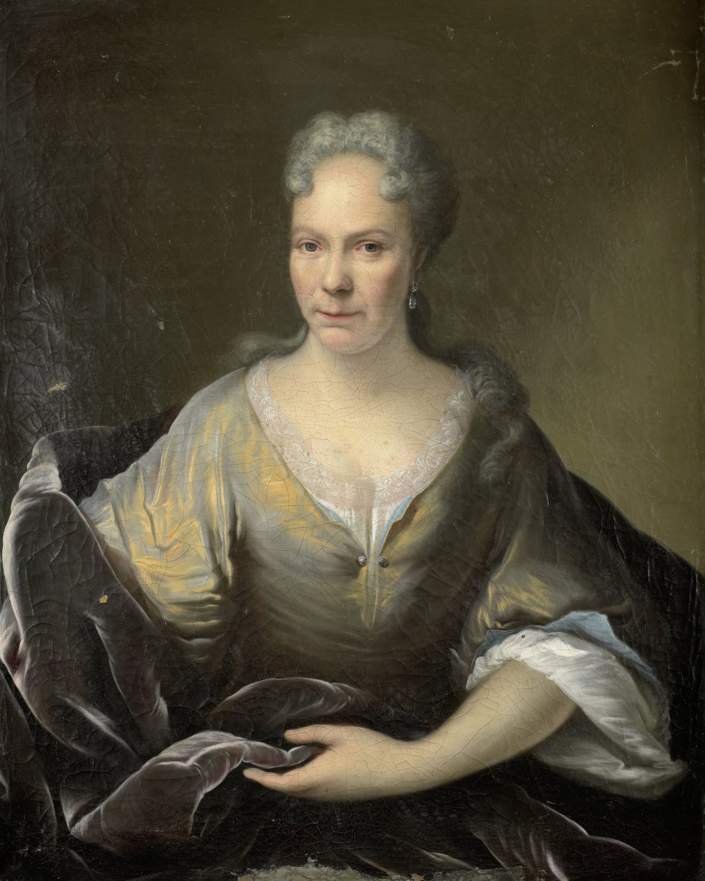 Portret van een Vrouw door Arnold Boonen (manner of)