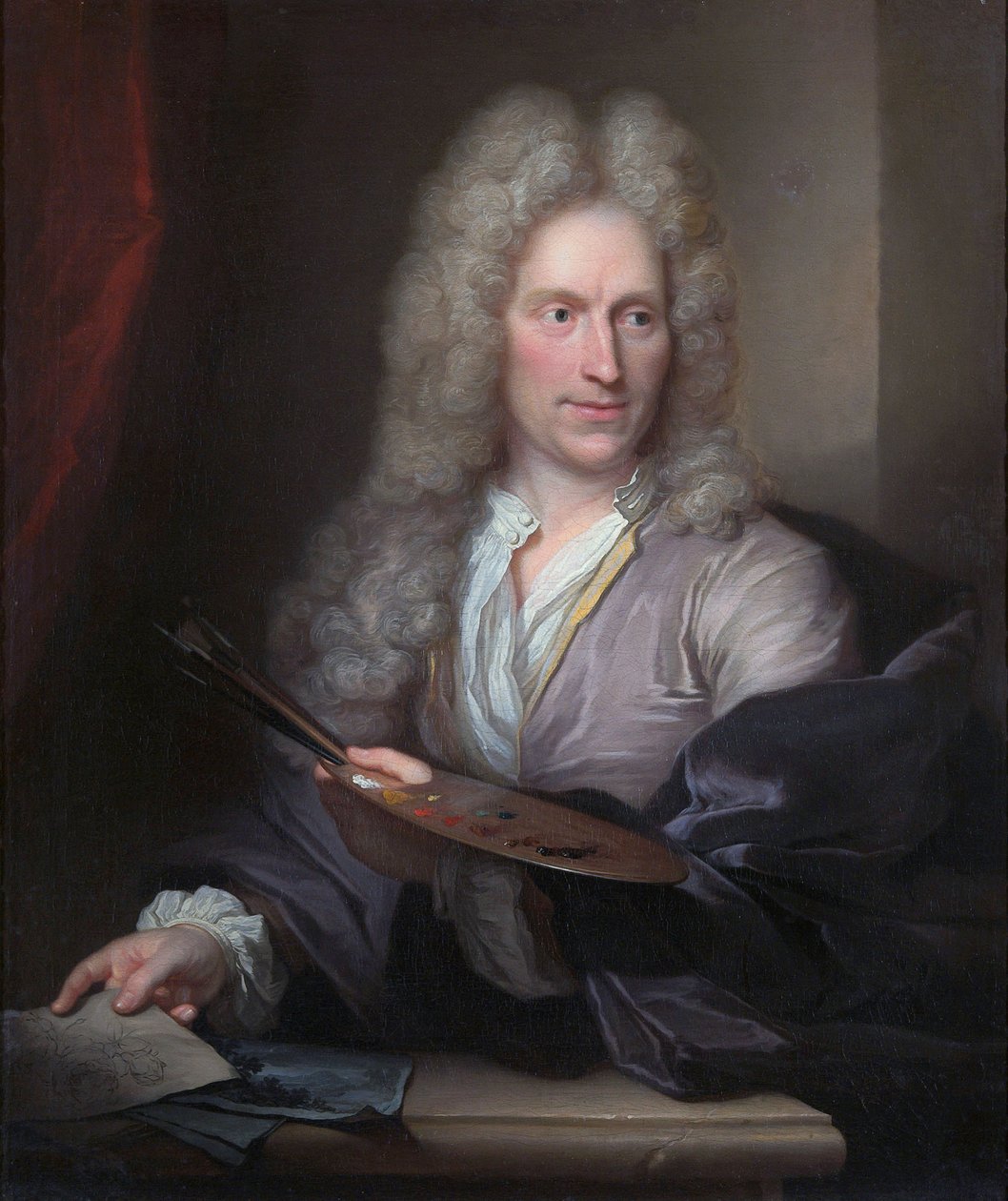 Portrait of Jan van Huysum door Arnold Boonen